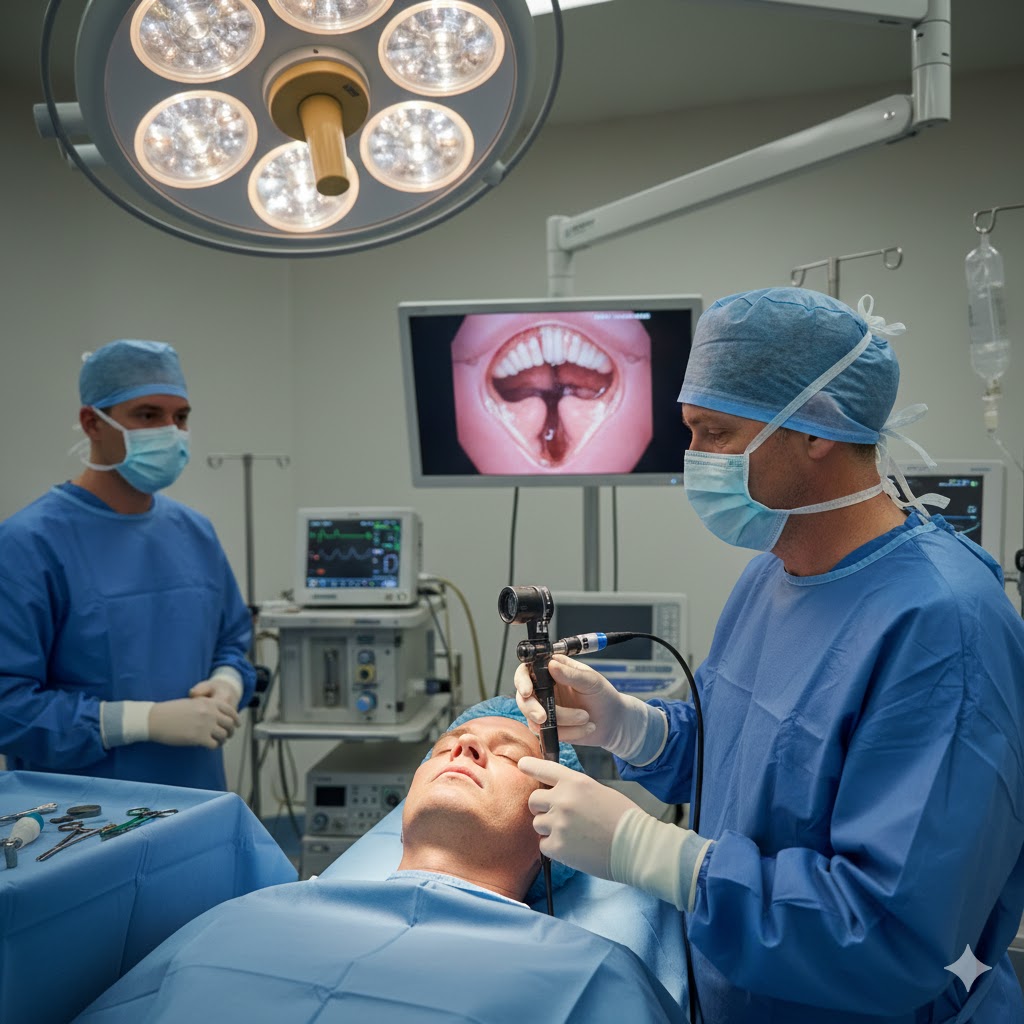 Home direct laryngoscopy